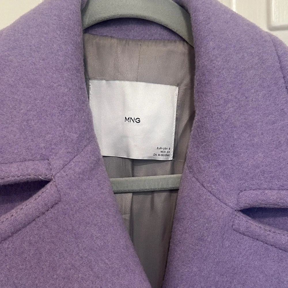 MANGO Wool Coat Size Small - Picture 3 of 8